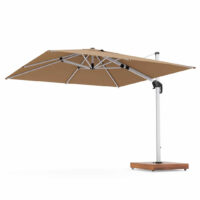 Mykonos Cantilever Overhanging Parasol 3x3